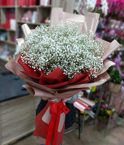 Букет цветов из: Гипсофила в Любытино