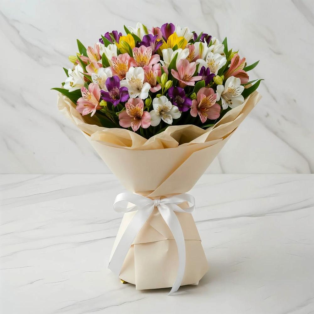 Букет цветов из: Альстромерии в Любытино