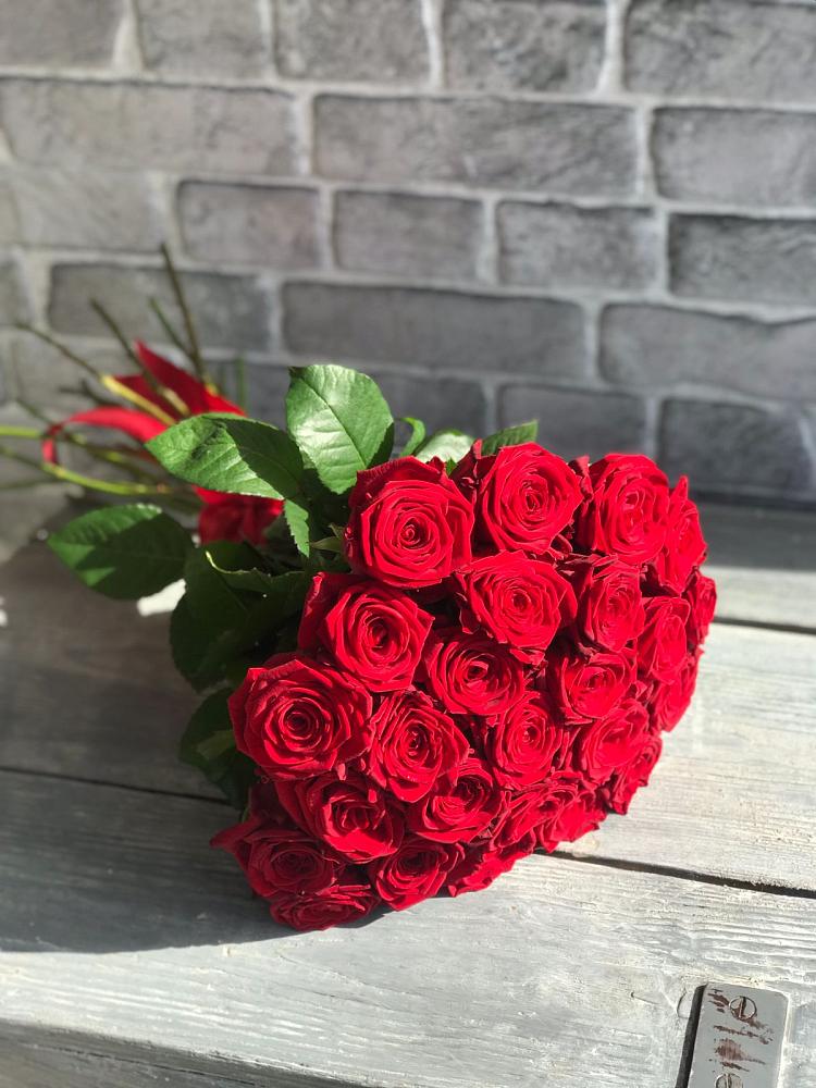 Букет Красные розы Фридом в Любытино