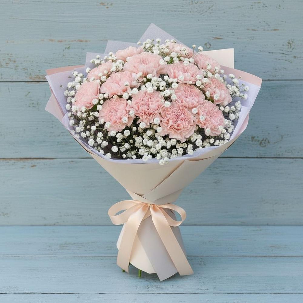 Букет цветов из: Гвоздики в Любытино