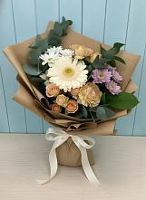Букет цветов из:  Герберы и Хризантемы в Любытино