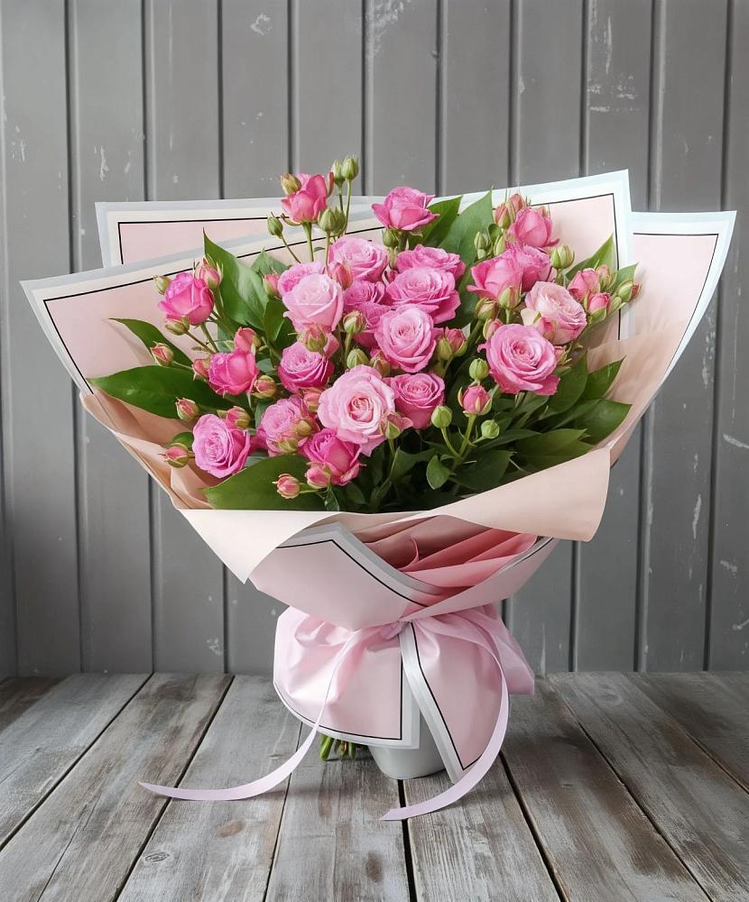 Букет Розовый кустик в Любытино