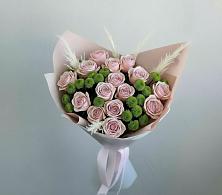 Букет цветов из:  Розы и Хризантемы в Любытино